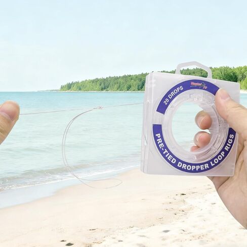 منصات حلقة قطارة مربوطة مسبقًا من MASTERPRO، بكرة خط الصيد 10LB 15LB 20LB 30LB 40LB 50LB 60LB 80LB 100LB، مناسبة لصيد المياه العذبة في المياه المالحة in Kuwait