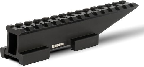 Monstrum Shrapnel Offset Picatinny Riser Mount مع قاعدة إيقاف الارتداد | 14 فتحة 5 بوصة in Saudi Arabia