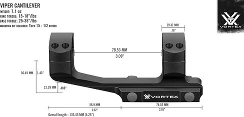 Vortex Optics Pro ممتدة من نوع Viper Cantilever Riflescopes in Saudi Arabia