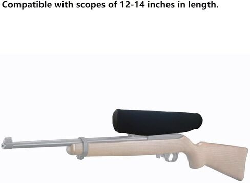غطاء نطاق من النيوبرين لنطاقات 12-14 بوصة (يناسب 3-9x40) - مقاوم للماء والغبار والخدش مع حماية إضافية للعدسات in Kuwait