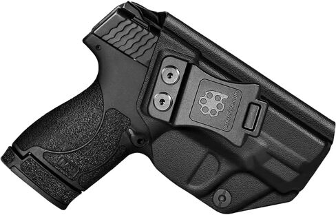 S&W M&P Shield Plus Holster IWB Kydex Holster Fit: Smith & Wesson M&P Shield Plus / M2.0 / M1.0-9mm/.40 S&W 3.1" برميل - داخل حزام الخصر المخفي - Adj. غير قادر على الاحتفاظ بـ "Posi-Click"، صنع في الولايات المتحدة in Kuwait