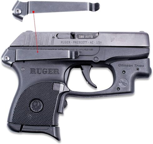 Ruger LCP .380 Concealed Carry Belt Clip Holster - Premium Clip for Hidden, Secure, and Comfortable Conceal Carry - Slim and Secure With No Bulky Holster (Not LCP Max) in Saudi Arabia