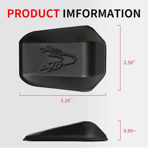 IWB Holster Wedge Kit - وسادة حافظة مريحة ومخفية في 4 مقاسات؛ ملحق Carry Wedge يناسب جميع العلامات التجارية لحافظات الأسلحة in Kuwait