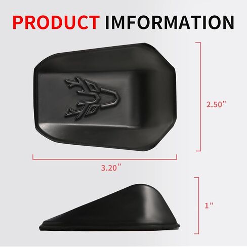 IWB Holster Wedge Kit - وسادة حافظة مريحة ومخفية في 4 مقاسات؛ ملحق Carry Wedge يناسب جميع العلامات التجارية لحافظات الأسلحة in Kuwait
