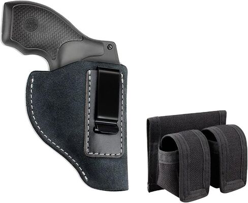 Kosibate IWB Leather Holster, Fits Most J Frame Revolvers - Ruger SP101 LCR/Smith and Wesson Bodyguard/Taurus 50 85 / Charter Arms & Most .38 Special Type Holsters … … in Saudi Arabia
