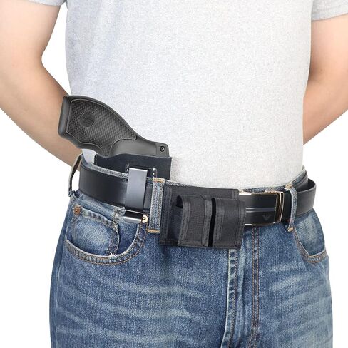 Kosibate IWB Leather Holster, Fits Most J Frame Revolvers - Ruger SP101 LCR/Smith and Wesson Bodyguard/Taurus 50 85 / Charter Arms & Most .38 Special Type Holsters … … in Saudi Arabia
