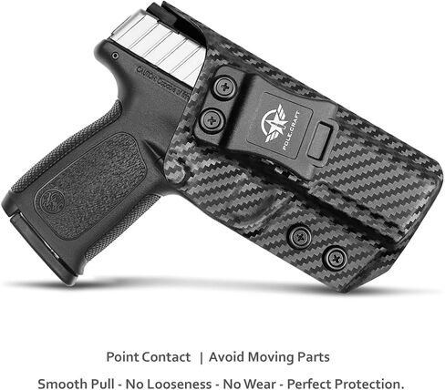 S&W SD9VE SD40VE Holster IWB Kydex Holster Fit مخصص: Smith & Wesson SD9 VE / SD40 VE Pistol - داخل حزام الخصر in Kuwait