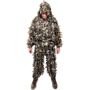 Arcturus 3D Leafy Ghillie Suit -1,000 Laser-Cut Leaves | Lightweight, Breathable Camouflage for Hunting, Paintball & Airsoft in Kuwait