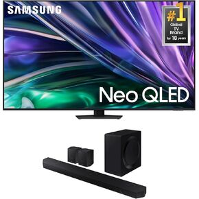 تلفزيون سامسونج QN65QN85DBFXZA 65 بوصة Neo QLED 4K الذكي مع Dolby Atmos مع مكبر صوت Samsung HW-Q990D 11.1.4ch مع صوت Dolby Atmos الحقيقي (2024) in Kuwait