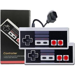 acisan 2-Pack Classic 7-Pin وحدات تحكم الألعاب المتوافقة مع وحدة تحكم نظام الترفيه NES 8-Bit in Kuwait