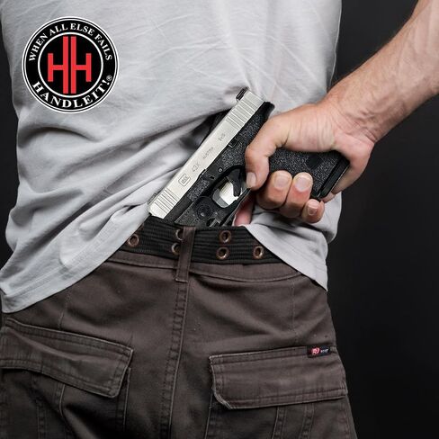 شريط قبضة مسدس Handleitgrips متوافق مع Glock 43x وGlock 48 - شريط قبضة مسدس من ورق الصنفرة الأسود، سهل التركيب، قطع غيار وإكسسوارات البندقية، مملوكة للمحاربين القدامى، صنع في الولايات المتحدة الأمريكية in Kuwait