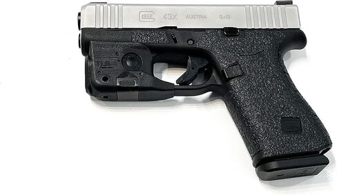 شريط قبضة مسدس Handleitgrips متوافق مع Glock 43x وGlock 48 - شريط قبضة مسدس من ورق الصنفرة الأسود، سهل التركيب، قطع غيار وإكسسوارات البندقية، مملوكة للمحاربين القدامى، صنع في الولايات المتحدة الأمريكية in Kuwait