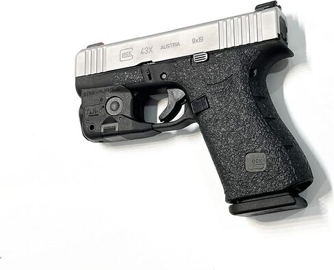 شريط قبضة مسدس Handleitgrips متوافق مع Glock 43x وGlock 48 - شريط قبضة مسدس من ورق الصنفرة الأسود، سهل التركيب، قطع غيار وإكسسوارات البندقية، مملوكة للمحاربين القدامى، صنع في الولايات المتحدة الأمريكية in Kuwait