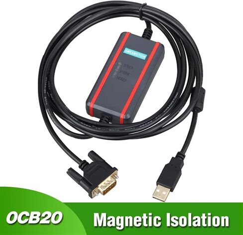 USB-MPI Magnetic Isolation Cable Industrial Grade for S7-200/300/400PLC 6ES7972-0CB20-0XA0 Support OP/TP Touch Panel HMI(White) in Saudi Arabia