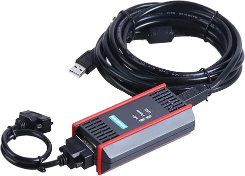 USB-MPI Magnetic Isolation Cable Industrial Grade for S7-200/300/400PLC 6ES7972-0CB20-0XA0 Support OP/TP Touch Panel HMI(White) in Saudi Arabia