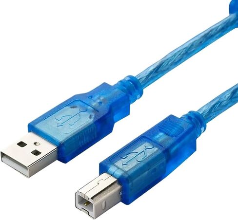 USB-DOP مناسب لكابل برمجة شاشة اللمس HMI من سلسلة DOP DOP-107BV 103BQ A/B إلى خط تنزيل الكمبيوتر (النوع الأزرق، 2 متر) in Saudi Arabia