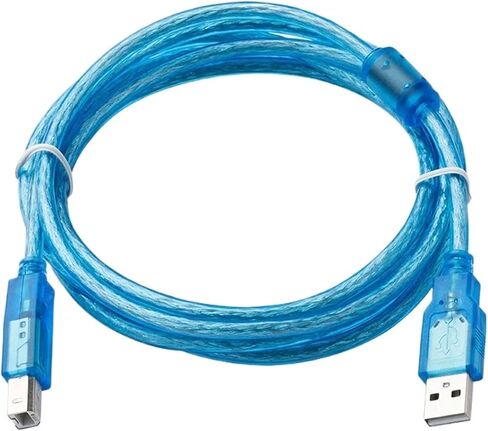 USB-DOP مناسب لكابل برمجة شاشة اللمس HMI من سلسلة DOP DOP-107BV 103BQ A/B إلى خط تنزيل الكمبيوتر (النوع الأزرق، 2 متر) in Saudi Arabia