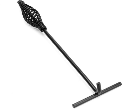 Stanbroil 15" Dutch Oven Lid Lifter with Spiral Bail Handle, Cast Iron Dutch Oven Lid Lifter for Outdoor/Campfire Cooking Accessories, Black Finish in Saudi Arabia