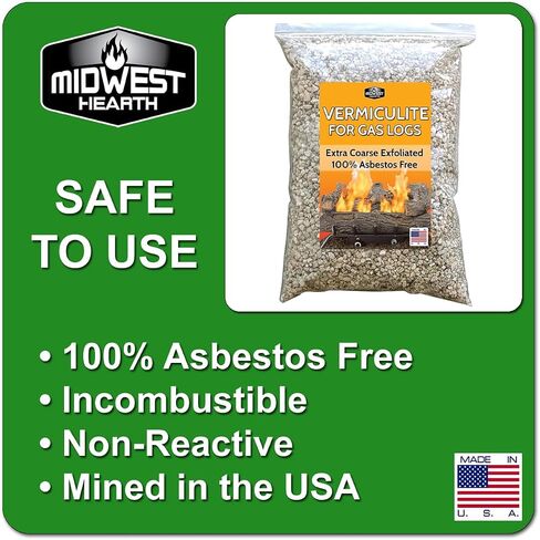 Midwest Hearth Vermiculite Granules for Gas Logs - 12 oz Bag in Saudi Arabia