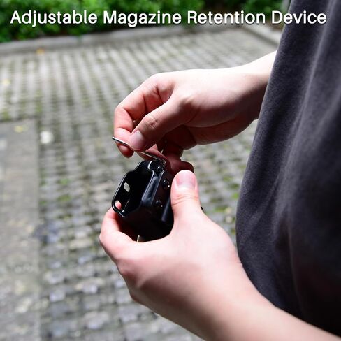 حافظة مجلة Mag Carrier IWB/OWB حافظة Kydex Mag لـ 9mm/.40/.45ACP مكدس مزدوج ومفرد - حافظة حمل مخفية يمكن استخدامها مع احتفاظ قابل للتعديل in Kuwait