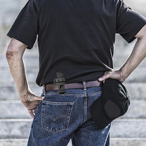 حافظة مجلة Mag Carrier IWB/OWB حافظة Kydex Mag لـ 9mm/.40/.45ACP مكدس مزدوج ومفرد - حافظة حمل مخفية يمكن استخدامها مع احتفاظ قابل للتعديل in Kuwait