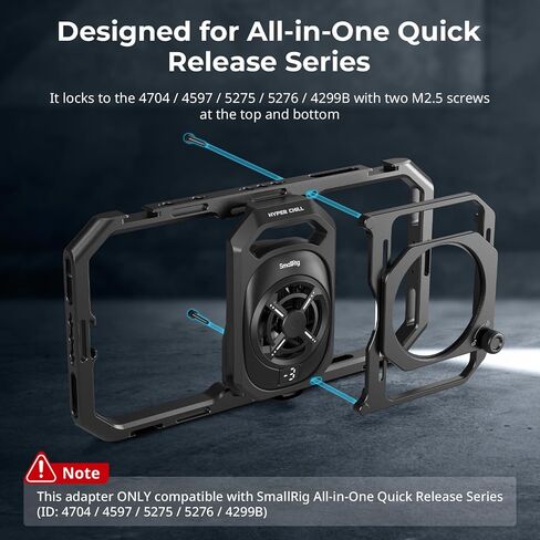 SMALLRIG 67mm Threaded Filter Adapter with Detachable Sun Hoods for Universal Phone Cage 4704/4597/5275/5276/4299B,for iPhone, for Samsung & Smartphones - 5277 in Saudi Arabia