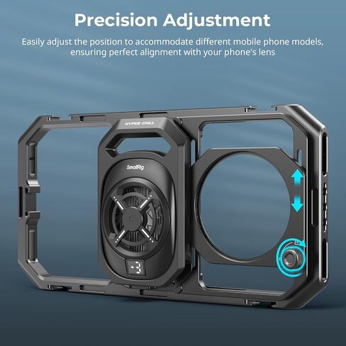 SMALLRIG 67mm Threaded Filter Adapter with Detachable Sun Hoods for Universal Phone Cage 4704/4597/5275/5276/4299B,for iPhone, for Samsung & Smartphones - 5277 in Saudi Arabia