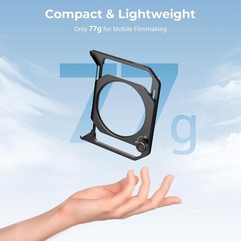 SMALLRIG 67mm Threaded Filter Adapter with Detachable Sun Hoods for Universal Phone Cage 4704/4597/5275/5276/4299B,for iPhone, for Samsung & Smartphones - 5277 in Saudi Arabia