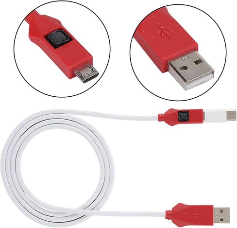 Keenso Engineering Line Service Cable, Directly Up to The Depth for Flash Tool User, Contain Type C Adapters for Comfortable Use in Saudi Arabia