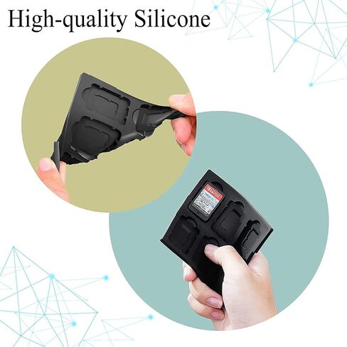 حافظة ألعاب سويتش، لأجهزة سويتش وOLED وLite، 48 فتحة لبطاقات الألعاب و48 فتحة لبطاقات Micro SD، بطانة من السيليكون، غلاف صلب (48KH02) in Saudi Arabia
