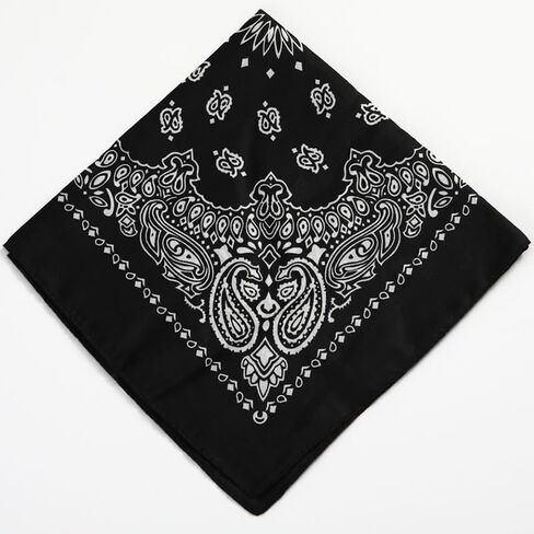 INOGIH 35'' Leopard-Print Satin-Bandana-Headscarf - Light Head Wraps Neck Face Scarves Cover for Women in Saudi Arabia