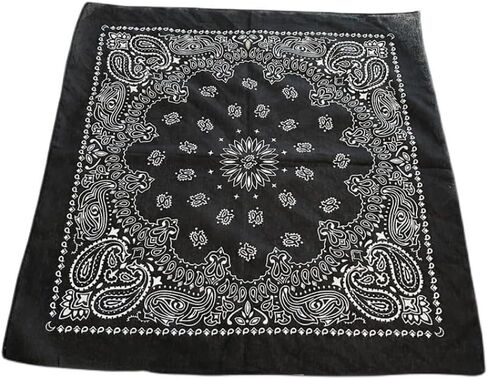 INOGIH 35'' Leopard-Print Satin-Bandana-Headscarf - Light Head Wraps Neck Face Scarves Cover for Women in Saudi Arabia