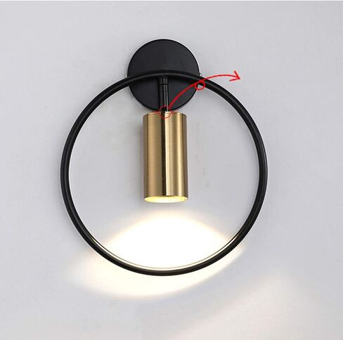 مصابيح حائط LED مع كرة بمنفذ شحن USB قابلة للتبديل مع مصباح قراءة دوار 3 وات + 5 وات مع مصباح بجانب السرير لغرفة النوم وغرفة المعيشة والفندق، أبيض in Saudi Arabia