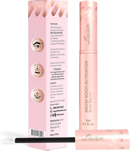 Liaison Lash Bond Eyelash Growth Serum - Natural Peptide Lash Boost & Enhancer for Longer, Fuller, & Thicker Lashes - Vegan, Cruelty Free, Paraben Free, Talc Free & Irritation Free Formula in Saudi Arabia