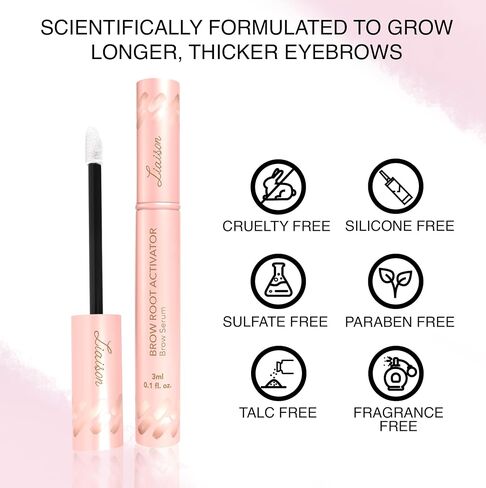 Liaison Lash Bond Eyelash Growth Serum - Natural Peptide Lash Boost & Enhancer for Longer, Fuller, & Thicker Lashes - Vegan, Cruelty Free, Paraben Free, Talc Free & Irritation Free Formula in Saudi Arabia