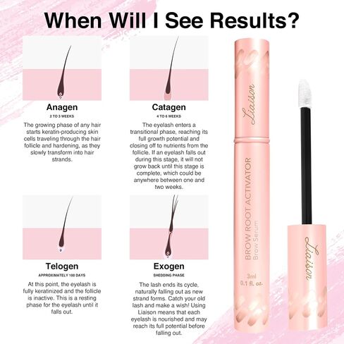 Liaison Lash Bond Eyelash Growth Serum - Natural Peptide Lash Boost & Enhancer for Longer, Fuller, & Thicker Lashes - Vegan, Cruelty Free, Paraben Free, Talc Free & Irritation Free Formula in Saudi Arabia