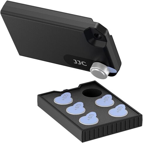 JJC Portable Size 675 P675 Battery Case Holder Storage, Pop-up Design Hearing Aid Batteries Case for 6X P675 ZA675 PR44 P675 675P A675P 675CI,ZeniPower Cochlear Implant Batteries Holder, No Batteries in Saudi Arabia