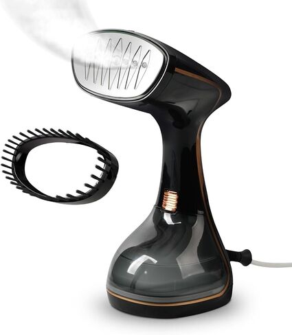 HuBDIC Steamer for Clothes, Portable Handheld Clothing Steamer with 250ML(8.81OZ) Big Capacity, Fabric Steamer 1500 Watts, Fast 25 Seconds Heat-up, Lightweight Fabric Steam Iron for Home and Travel in Saudi Arabia