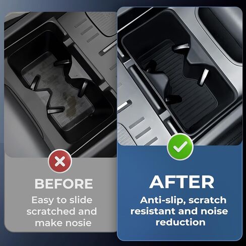 حشوات حامل أكواب لوحدة التحكم المركزية لسيارة Toyota 4Runner 2026 2025 (الجيل السادس)، ملحقات داخلية حامل أكواب TPE لـ 2025-2026 4 Runner، أسود in Kuwait