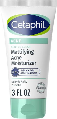 Cetaphil Face Moisturizer, Gentle Clear Mattifying Acne Moisturizer With 0.5% Salicylic Acid, Hydrates and Treats Sensitive Acne Prone Skin, Skin Care for Sensitive Skin, 3oz in Kuwait