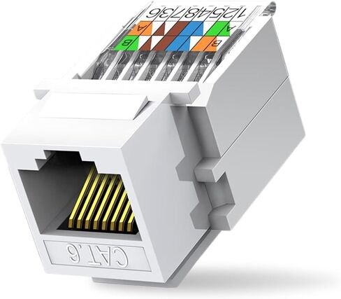 10 قطع مقابس Cat6 Cat5e RJ45، لا حاجة لوحدة أدوات الأسلاك (غير متوافقة مع لوحة التوصيلات (CAT6 10 قطع) in Kuwait