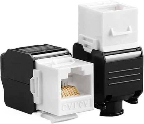 Cat8 Cat7 Cat6A, Female RJ45 Coupler Zinc Shield (STP), PoE+ Modular RJ45 Ethernet Coupler(5PCS,CAT6A STP) in Kuwait