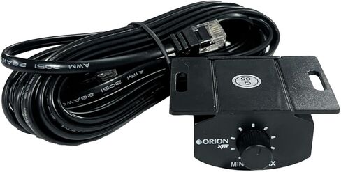 Orion XTR Series XTR8US مضخم صوت السيارة الذي يعمل تحت المقعد، قوة 1000 واط كحد أقصى، 250 واط RMS، 8 بوصات فرعية نشطة نحيفة، تعزيز صوت جهير قابل للتعديل - مكبر صوت مدمج للسيارات والشاحنات in Saudi Arabia