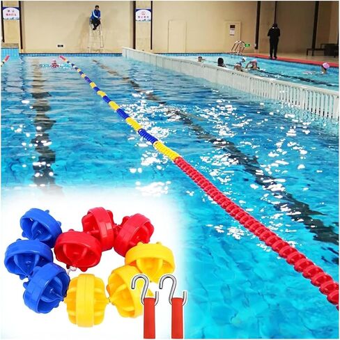Pool Buoy,Pool Divider Rope Float, Pool Rope Floats to Divide, Swim Lane Lines to Mark Deep End, Buoy Floating Division Line in Saudi Arabia
