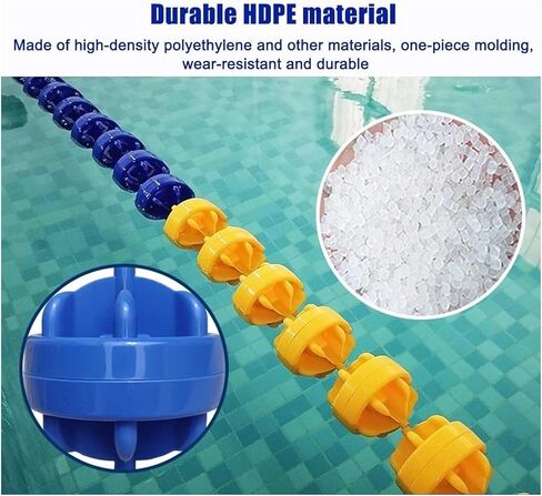 Pool Buoy,Pool Divider Rope Float, Pool Safety Divider Swim Lane Line, Swimming Rope Floats to Divide, Floating Buoys in Saudi Arabia