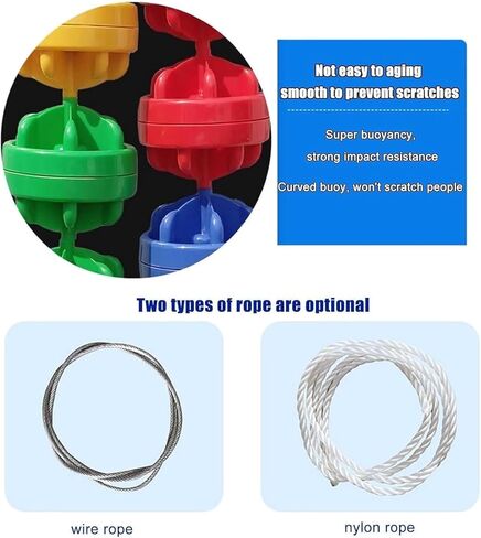 Pool Buoy,Pool Divider Rope Float, Pool Safety Divider Swim Lane Line, Swimming Rope Floats to Divide, Floating Buoys in Saudi Arabia