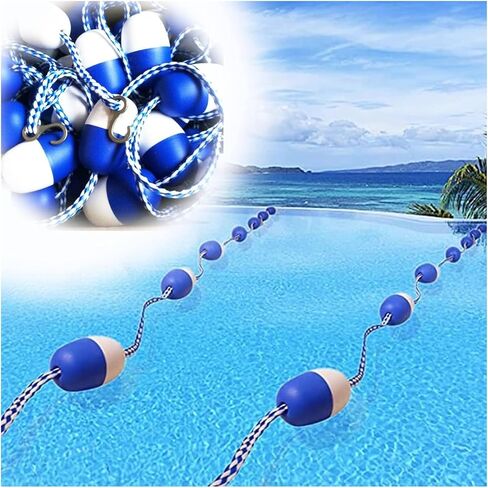 Pool Buoy,Pool Divider Rope Float, Outdoor Safety Pool Lane Dividers, Rope Float Cordon Line, Long Lines, Racing in Saudi Arabia