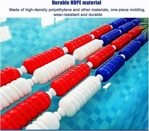 Pool Buoy,Pool Divider Rope Float, Lane Divider,Decoration Pool Safety Floating Line, Customizable Length Rope Float, Buoy Marker in Saudi Arabia