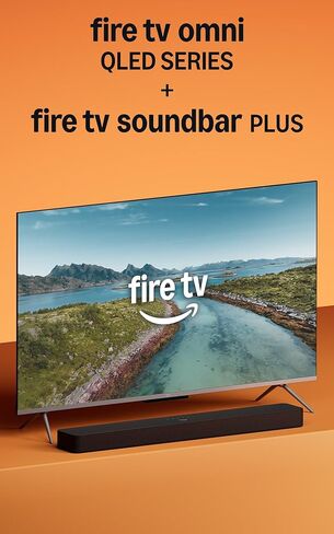 Amazon Fire TV 55 بوصة Omni QLED Series (أحدث طراز) مع Fire TV Soundbar Plus in Saudi Arabia