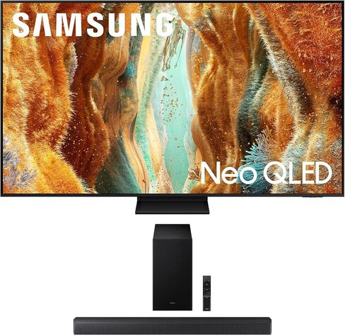 تلفزيون سامسونج الذكي QN85QN70FAFXZA مقاس 85 بوصة Neo QLED 4K مع مكبر صوت HW-Q990D 11.1.4 قناة مع صوت دولبي أتموس الحقيقي (2025) in Kuwait